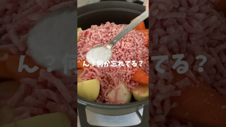 重ね煮で絶品スープカレー【無添加暦15年の簡単ごはん】なでしこ　#料理 #家庭料理 #料理動画