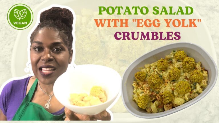 卵黄クランブル入り植物性ポテトサラダ