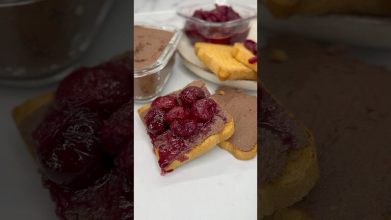 👩🏻‍🍳 Печінковий паштет та цибулевий мармелад з вишнею 👩🏻‍🍳 Рецепт у описі відео 👩🏻‍🍳