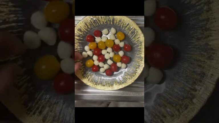 オシャレなカプレーゼ ！！包丁まな板使いません#shorts