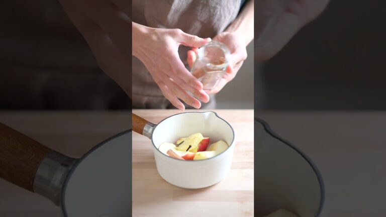 りんごのコンポート