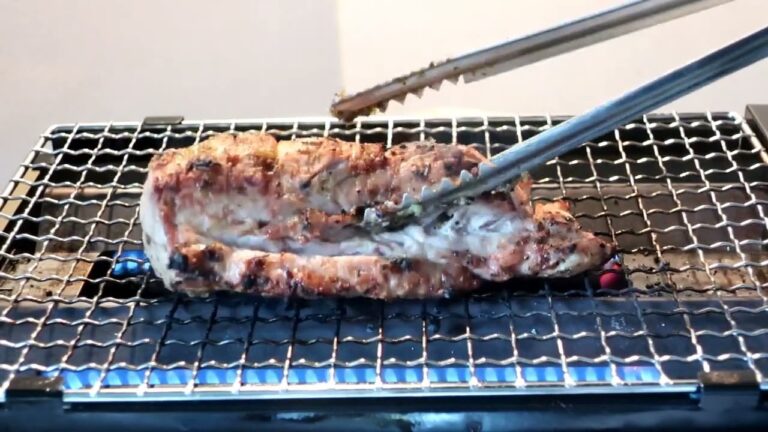 【豚ヒレ肉】【ヒレ肉】【豚肉】【バーベキュー】【肉を焼く】【焼肉】【ワイルド飯】豚ヒレブロック肉をバーベキューガスグリルで焼いて食う!