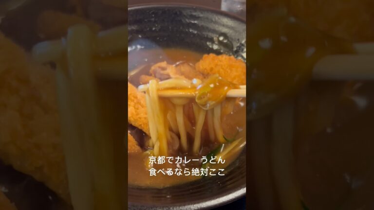 京都でカレーうどん食べるならここ行こ！！#shorts
