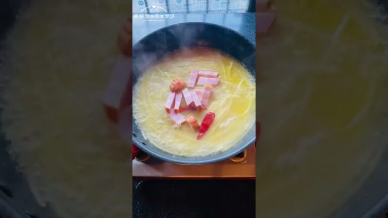 ワンパンパスタでこれより美味しいのあるのかしら？ #shorts