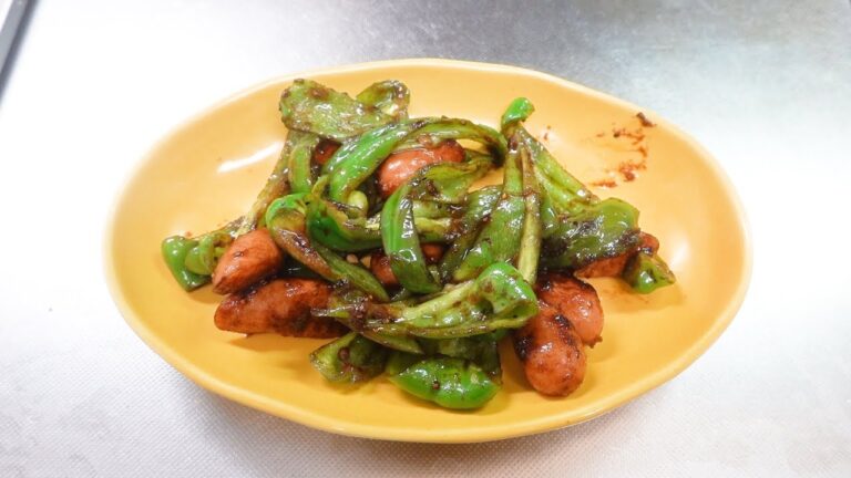 ピーマンレシピ ウインナーレシピ カレーソース炒め