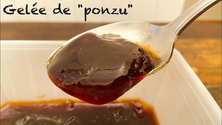 【ポン酢ジュレ】市販品とは全然違う、美味しい作り方！Gelée de ponzu（Gelée aux agrumes）