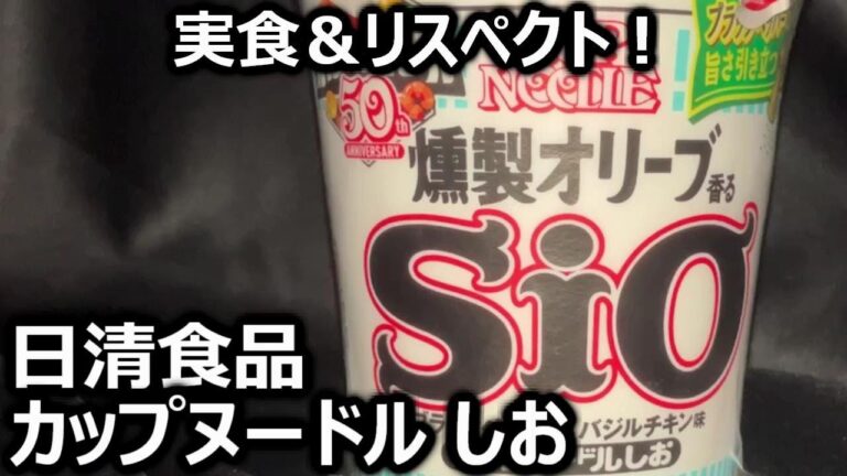 日清食品 カップヌードル しお