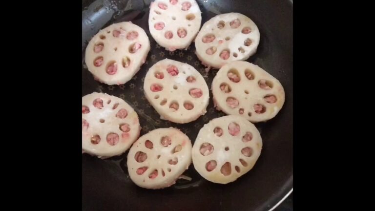 レンコンひき肉の 挟まない焼き♪