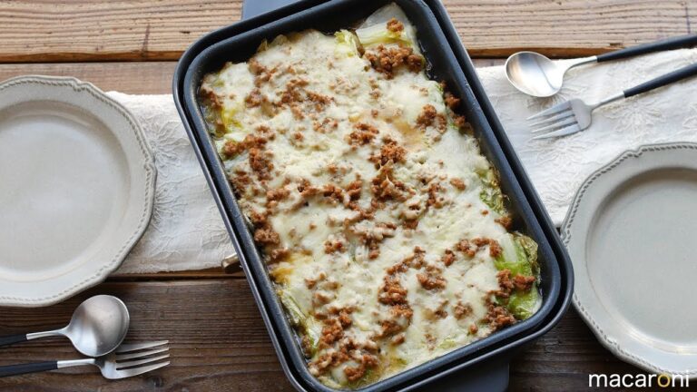 【Everydayホットプレート】とろーりチーズの 白菜ラザニア の レシピ 作り方