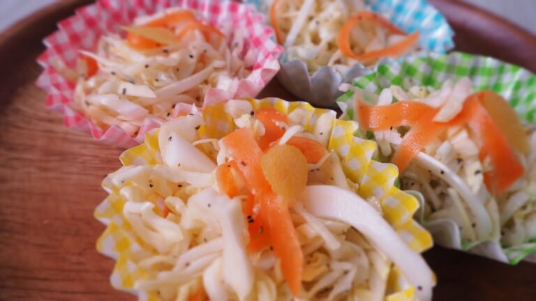 千切りキャベツと皮ごとレモンのさっぱりやみつきサラダ！お弁当のおかずにも【平野キッチン】