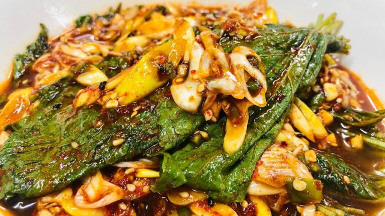 (11-4)えごまの葉漬け(깻잎) #韓国料理簡単　#えごまの葉