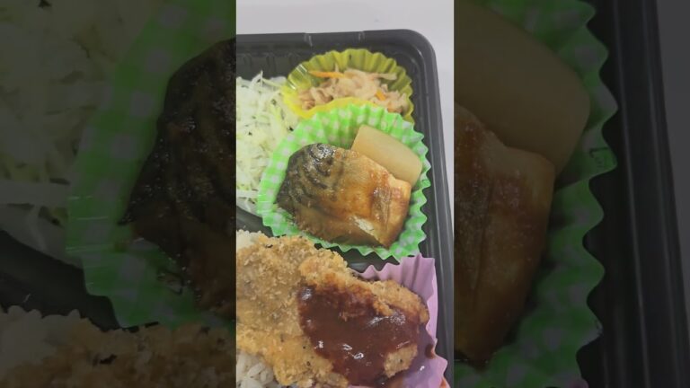 本日の昼食｢枝豆とちりめんじゃこのごはん｣、｢サバ大根｣デザートはいちごババロアです😋