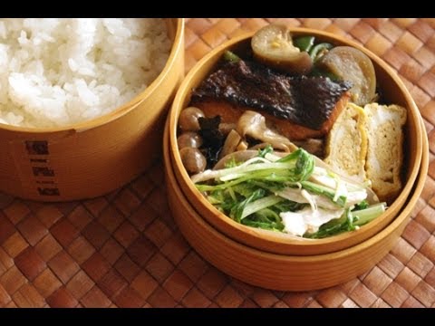 Obento Making 20131022 （鮭の味噌漬け焼き弁当）