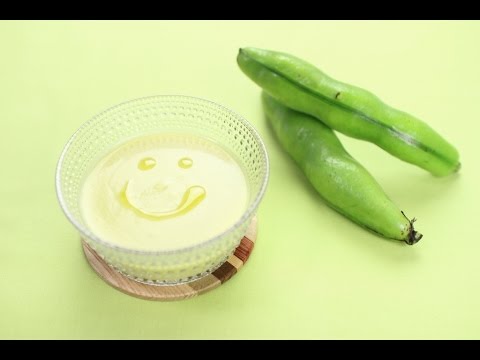 そら豆の冷製ポタージュ