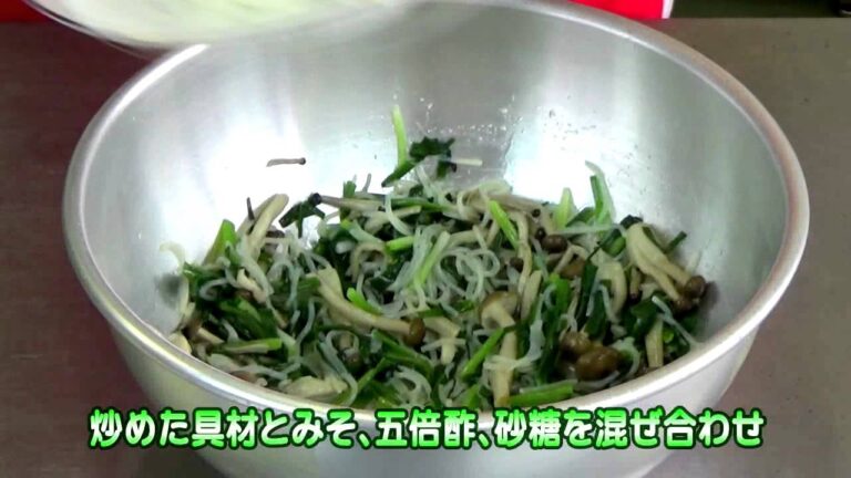 【ＪＡさが】女性部直伝！地産地消レシピ‐小ネギとイカの酢みそ和え‐