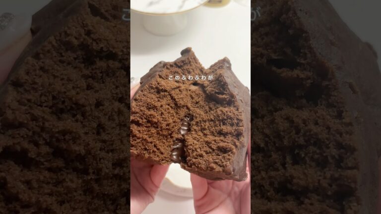 レンジ3分で作れる米粉のココアパン🤤💗