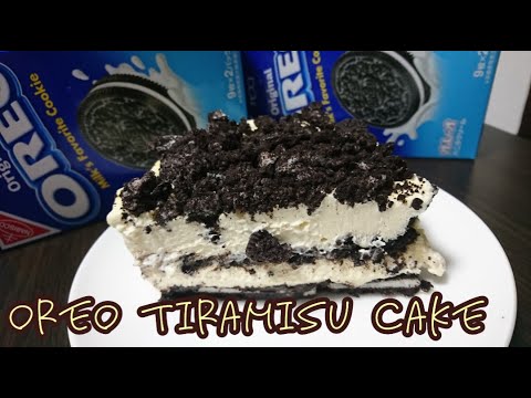 【簡単スイーツ】オレオティラミスケーキの作り方　/oreo tiramisu cake