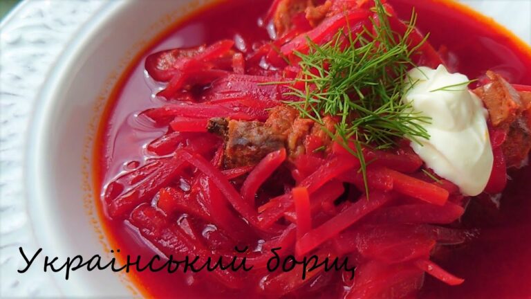 🇺🇦【ウクライナ風ボルシチ】＊ビーツの甘みが溶け込んだウクライナの文化遺産＊本格ボルシチの作り方　How to make Ukrainian borscht.