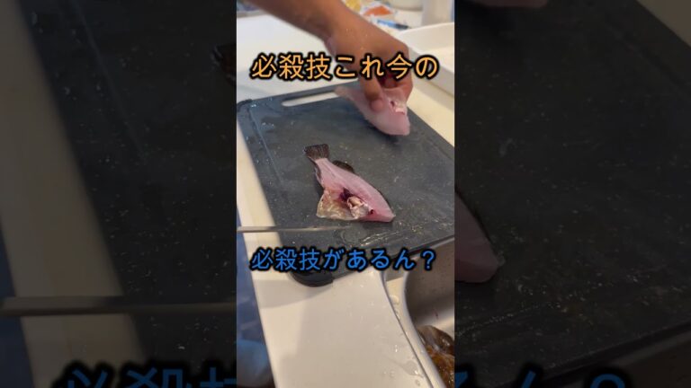 カサゴ？を刺身用に捌いてみた＃shorts#魚の捌き方＃三枚おろし #義兄弟
