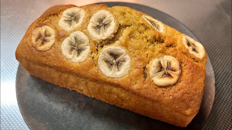 シナモンバナナケーキを作りながら質問に答えまくる