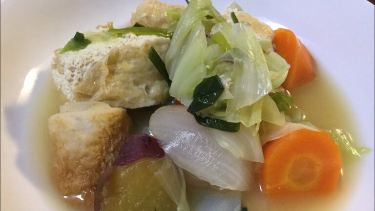 野菜と油揚げちくわのごった煮の作り方教えます❤️