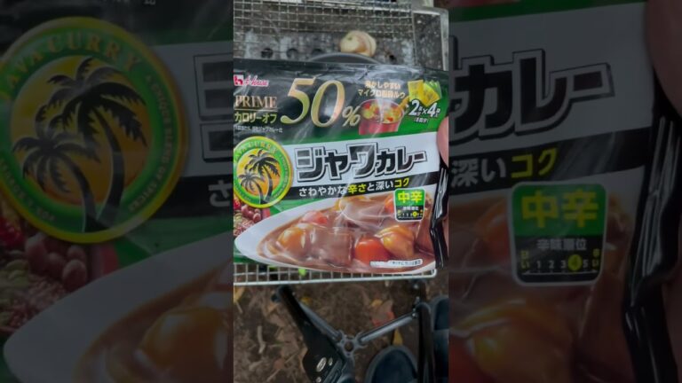 【キャンプ飯】簡単に作るキャンプカレー！ #アウトドア #キャンプ #キャンプ飯 #カレー #shorts