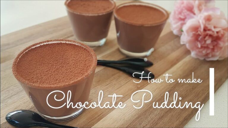 Easy! Chocolate Pudding♪ / 簡単！チョコレートプリン♪