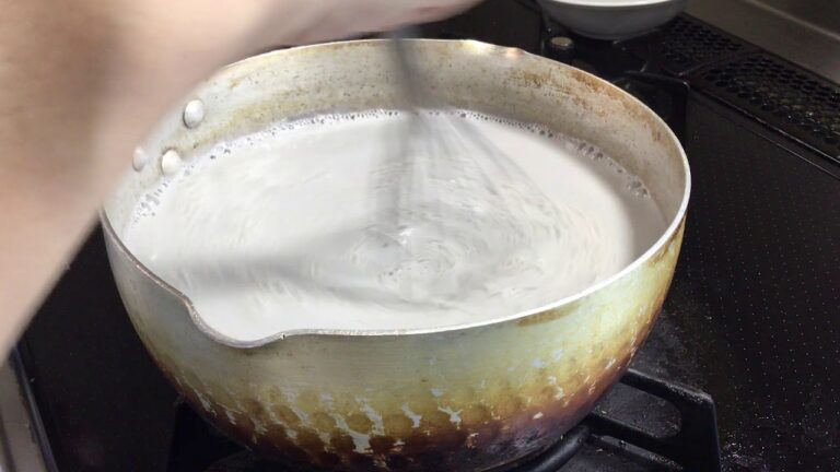 グダグダ料理教室第１０１弾　タピオカ入り豆乳黒ゴマプリン　part２