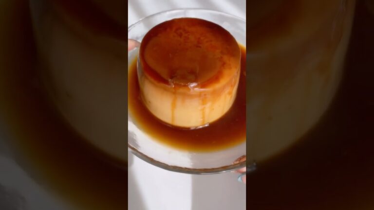 【材料3つ】レンジで濃厚マグカッププリン🍮 #shorts