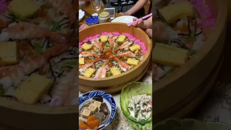 ひな祭りちらし寿司　#時短レシピ　#内緒の話￼