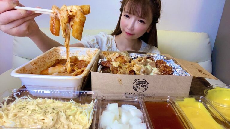 【大食い】チーズトッポッキとかモッパン【もえあず】