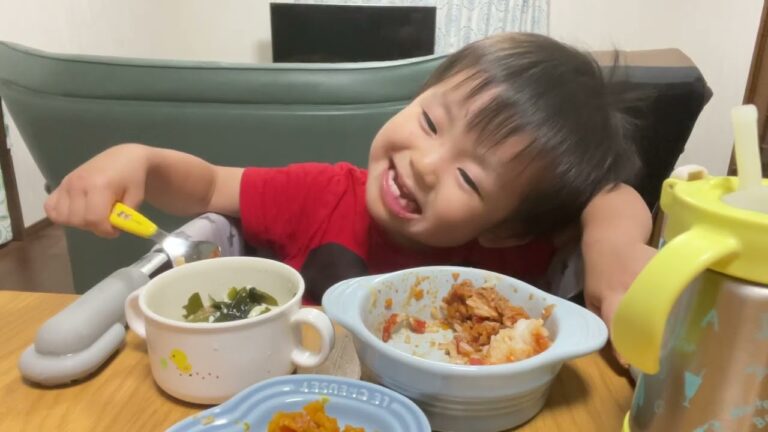 Mom's homemade meat doria 🍝 Simmered pumpkin 🎃 Miso soup 👶 ♥ママ手作りミートドリア🍝かぼちゃの煮物🎃味噌汁👶♥2022/09/01