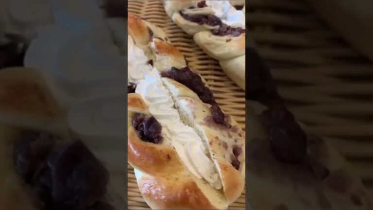 【ぶどうの木・粒あんクリームパン】豆キュン💘プロジェクト商品紹介(北見市)　#豆　#豆料理　#飯テロ　#パン　#shorts