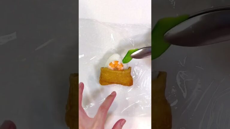 酢飯をおにぎりのような三角にしたお稲荷さん！#shorts #弁当 #お弁当作り #お弁当 #お稲荷さん