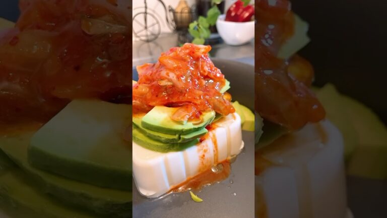 #ダイエット #簡単レシピ #豆腐 #アボカド #キムチ #ごま油 #夏 #スタミナ #vlog #asmr
