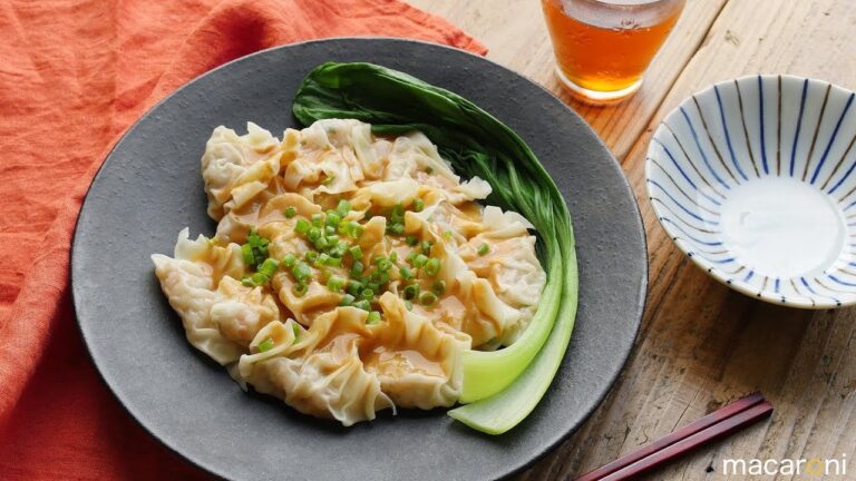 ピリ辛ごま海老ワンタン のレシピ 作り方