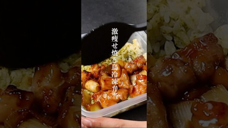 4〜5食分の冷凍弁当。ダイエット中に！高タンパク低脂質低カロリー『激痩せ焼き鳥冷凍弁当』