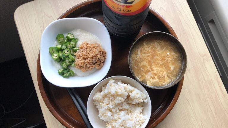 とろろ納豆オクラ飯