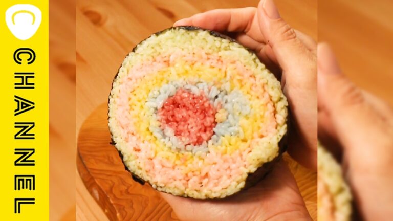 カラフル爆弾投下！ レインボーおにぎり | Rainbow rice ball