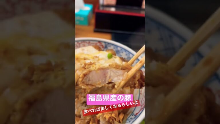 【ソースカツ丼発祥の地】会津若松実はソースカツ丼が有名で鬼うまでした😋#旅 #グルメ #会津若松