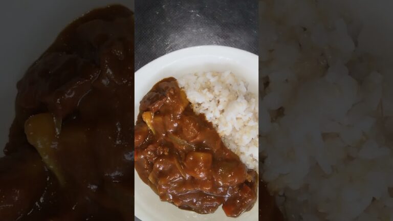 本日の昼食はビーフカレー！#food #カレー #カレーライス #ビーフカレー #エバラ#横浜舶来亭