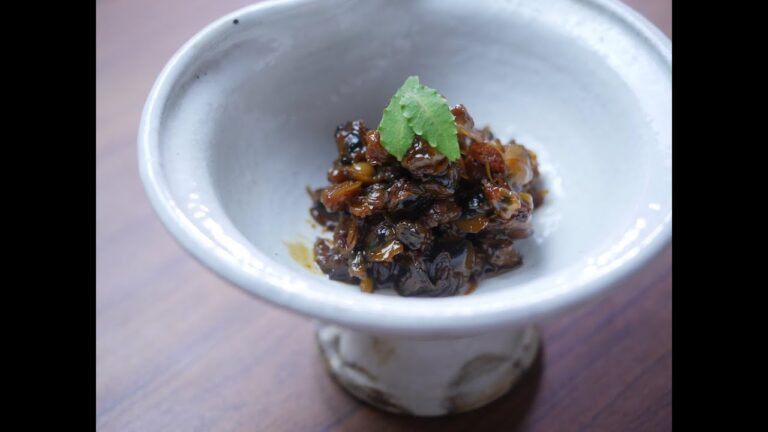 How to make Freshwater clam of Tsukudani & Riceball しじみの佃煮の作り方