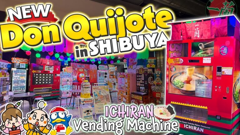 Ichiran Ramen vending machine at Shibuya Mega Don Quijote / Japan Tokyo Travel