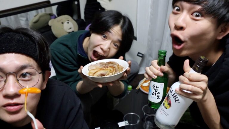 深夜1時のサムギョプサルパーティー（前半）