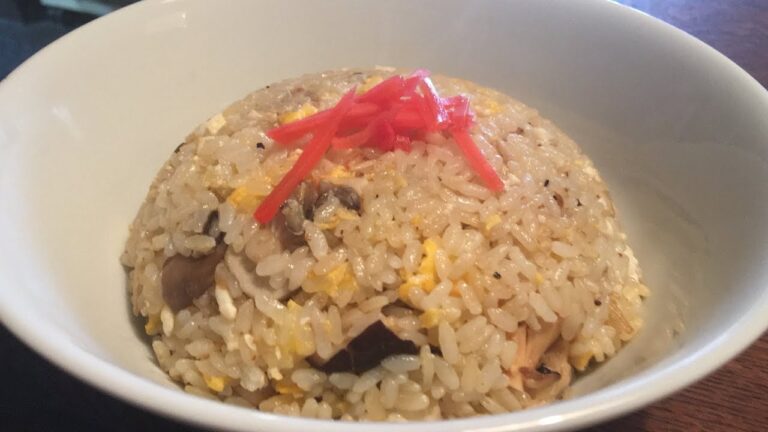 「きのこ焼き飯」作り方