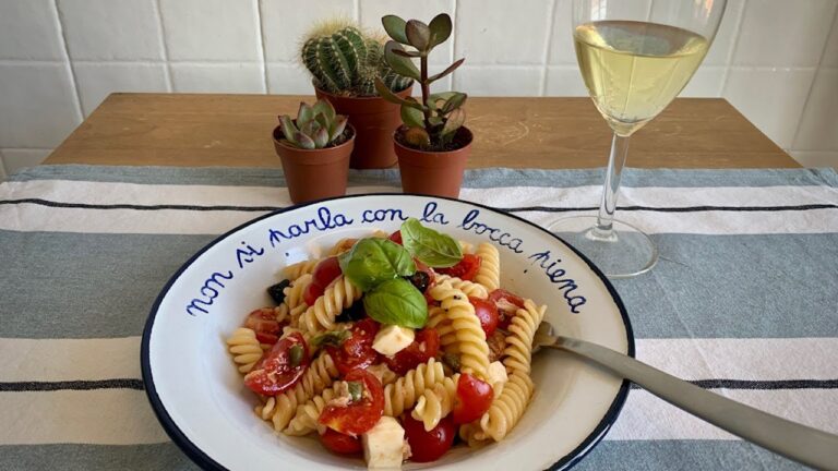 夏の暑い日に是非食べたい地中海風パスタサラダ