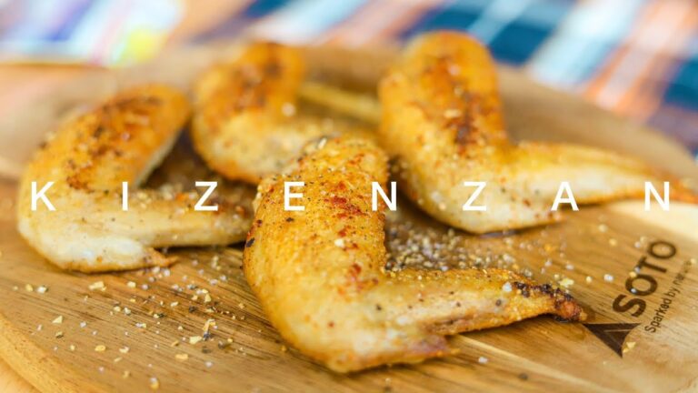 【キャンプvlog】皮パリ！ジューシー手羽先/簡単にできるおいしいキャンプ飯/空からのキャンプ風景