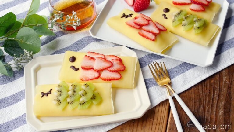 【こいのぼりクレープ】こどもの日に！クレープ生地は材料4つだけ♪｜macaroni（マカロニ）