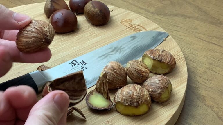 【栗の下処理】簡単　時短　栗の剥き方　#23