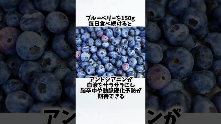 ブルーベリーを毎日食べたらどうなるの？②【30秒でわかる効果まとめ】#ダイエット #筋トレ #美容 #健康 #雑学 #ナレーター #小林将大